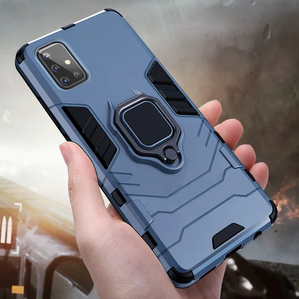 Бронированный противоударный чехол для Samsung Galaxy A71 A51 задняя крышка A01 A11 A21S A31 A41