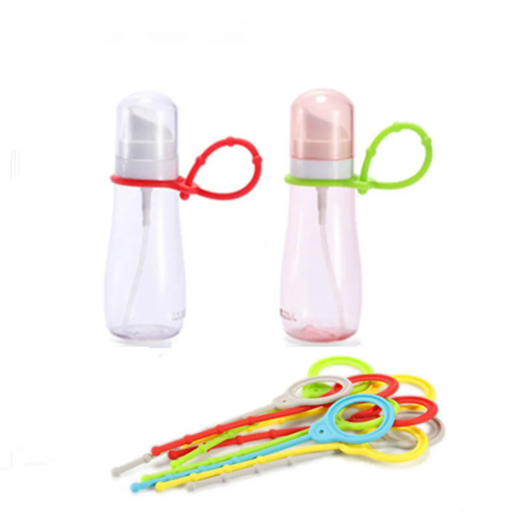 Portable Refillable Bottle With Silicone Strap Portable Hanging Rope Disinfectant Spray Bottle Travel Empty Containers
Portable Refillable Bottle With Silicone Strap Portable Hanging Rope Disinfectant Spray Bottle Travel Empty Containers