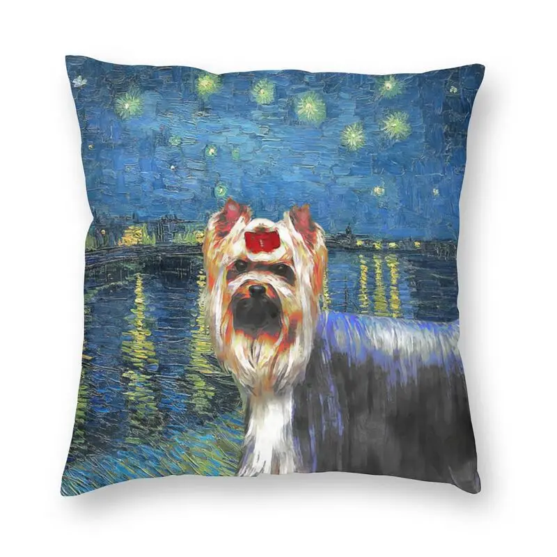 Yorkshike Terrier наволочки для украшения дома Yorkie Dog Art Starry Night Over The Rhone Van Gogh, наволочки, наволочки
Yorkshike Terrier наволочки для украшения дома Yorkie Dog Art Starry Night Over The Rhone Van Gogh, наволочки, наволочки