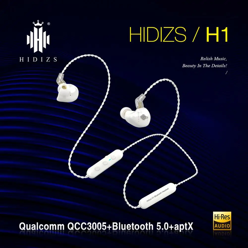 Bluetooth-наушники Hidizs Mermaid H1 беспроводные Игровые наушники-вкладыши с шейным