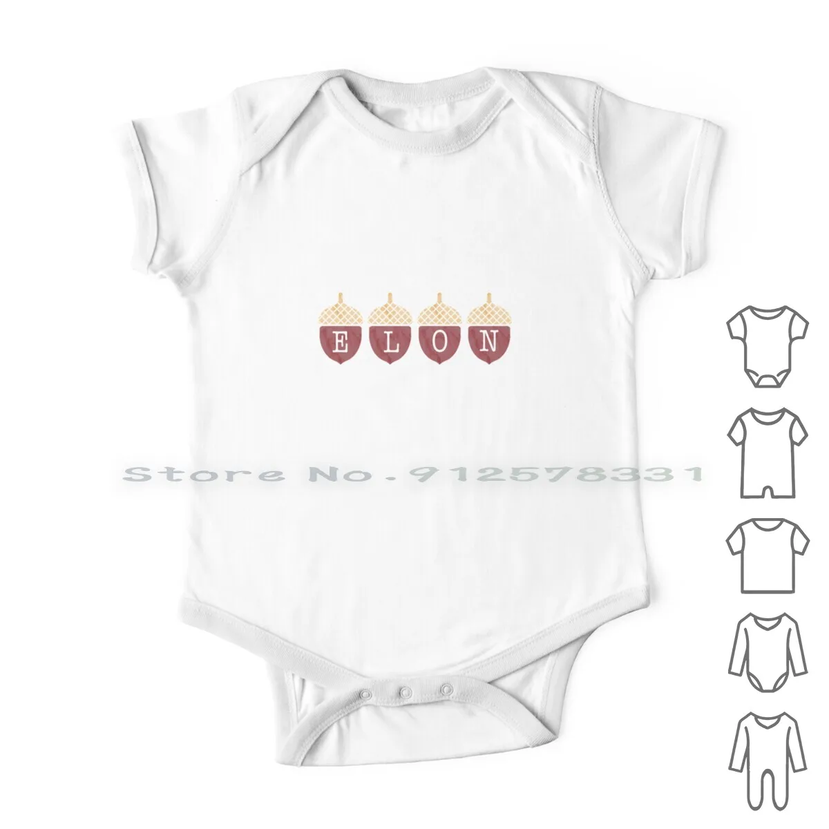 Комбинезон для новорожденных из хлопка, с принтом железных желудей 
Комбинезон для новорожденных из хлопка, с принтом железных желудей