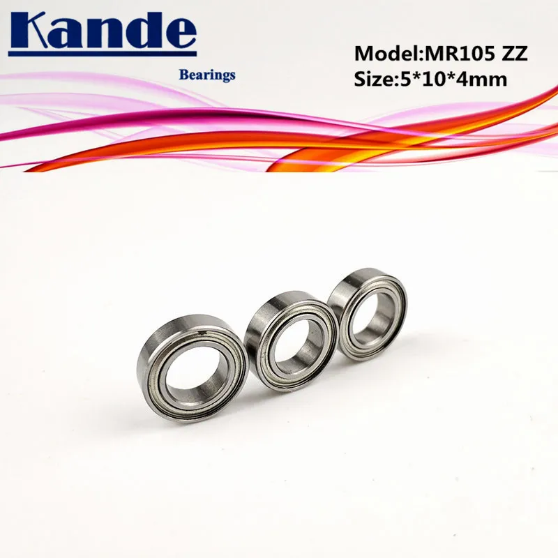 Kande Bearings 10pcs MR105ZZ 5x10x4 MR105 Miniature Ball Bearing MR105 ZZ Wheel for V-slot Openbuilds CNC 3d printers
Kande Bearings 10pcs MR105ZZ 5x10x4 MR105 Miniature Ball Bearing MR105 ZZ Wheel for V-slot Openbuilds CNC 3d printers
