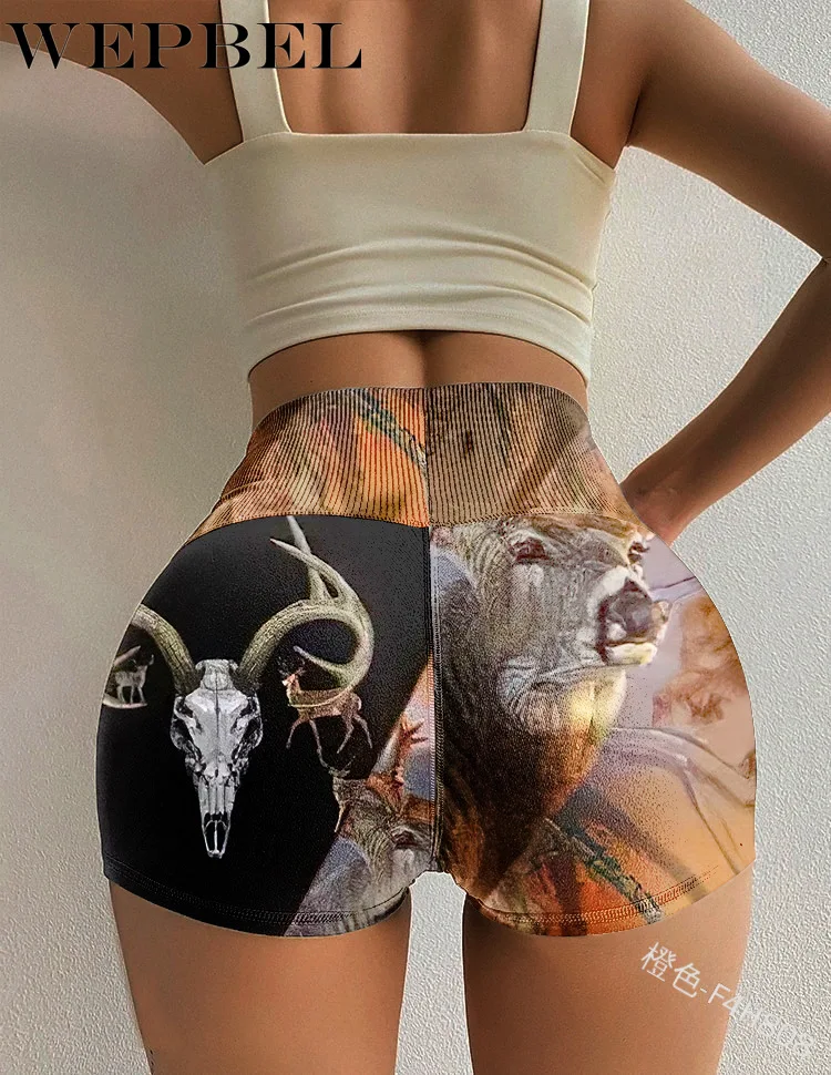 WEPBEL Women's Push Up Booty Shorts Short Skinny Pants Leggings Womens High Waist Elk Print Panties Underwear Bottoms
WEPBEL Women's Push Up Booty Shorts Short Skinny Pants Leggings Womens High Waist Elk Print Panties Underwear Bottoms
