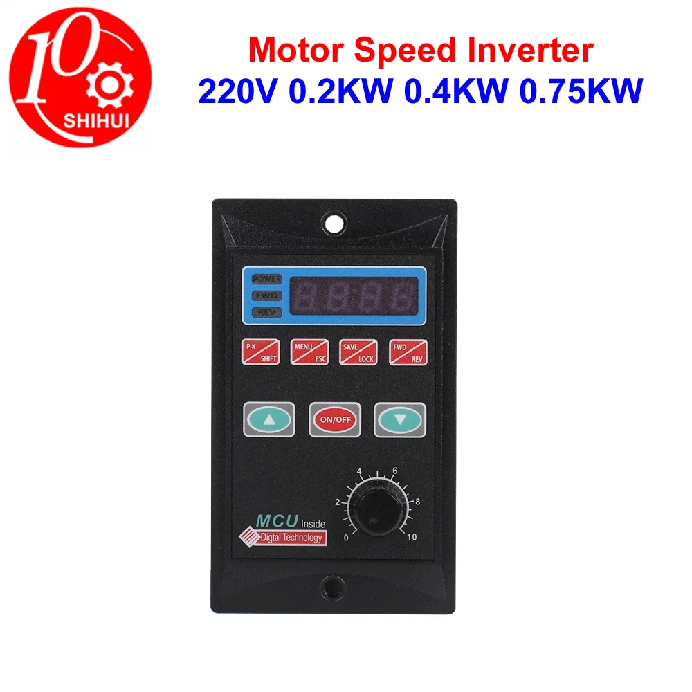 T13-400W-12-H Simple Inverter V/F 220V 200W/400W/750W 1-phase Input/3-phase Output Asynchronous Motor Speed Controller
T13-400W-12-H Simple Inverter V/F 220V 200W/400W/750W 1-phase Input/3-phase Output Asynchronous Motor Speed Controller
