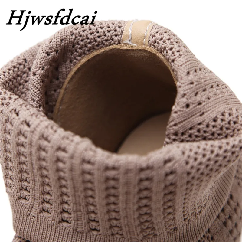 Hjwsfdcai Women Boots High Heels Fashion Peep Toe Knit Sock Hollow Out Ankle Booties Woman Sexy Thin Heeled Shoes Lady Boots
Hjwsfdcai Women Boots High Heels Fashion Peep Toe Knit Sock Hollow Out Ankle Booties Woman Sexy Thin Heeled Shoes Lady Boots