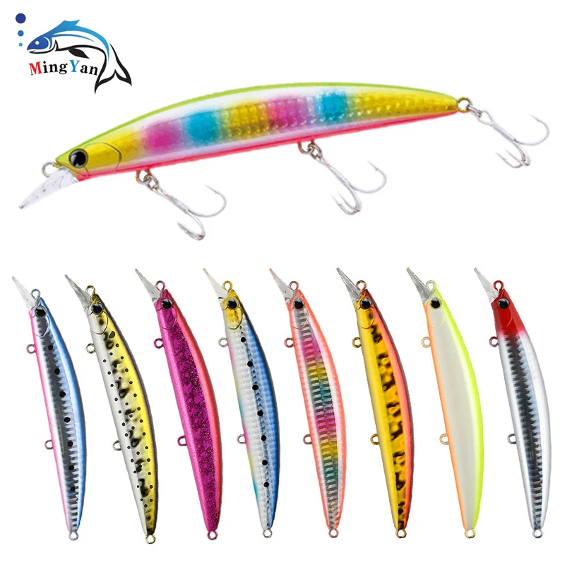 New Big Minnow Lure 130mm 23g Laser Hard Professional Seawater Long Casting Lure Floating Wobblers Artificial Bait Fishing
New Big Minnow Lure 130mm 23g Laser Hard Professional Seawater Long Casting Lure Floating Wobblers Artificial Bait Fishing