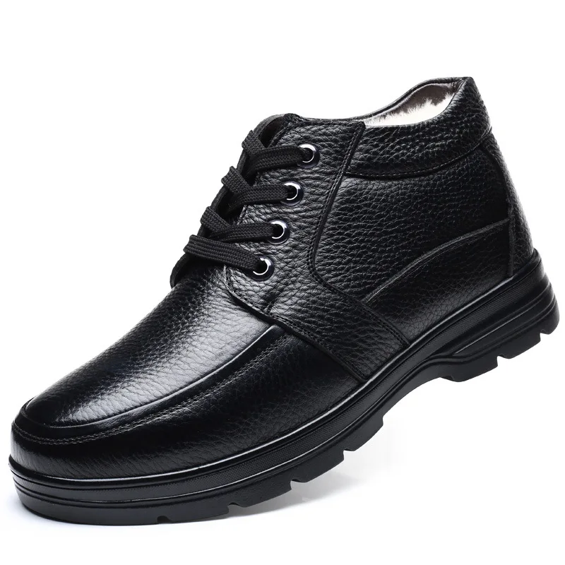 Winter Men Genuine Leather Boots High Quality Thick Wool Male Super Warm Snow Boots Oxfords Men Non-slip Cotton Shoes Boot Rtg5
Winter Men Genuine Leather Boots High Quality Thick Wool Male Super Warm Snow Boots Oxfords Men Non-slip Cotton Shoes Boot Rtg5