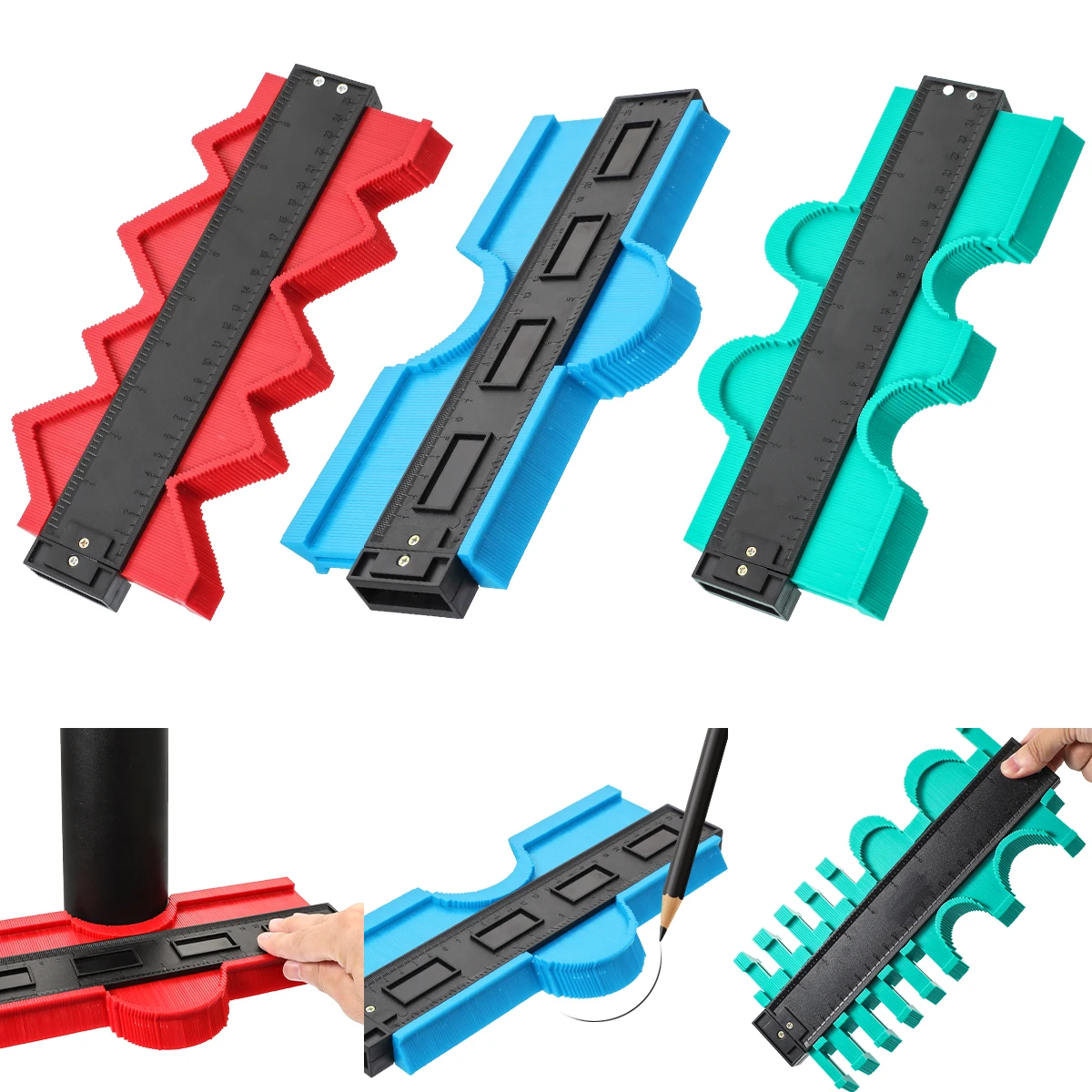 1Pc Shape Contour Gauge Plastic Profile Contour Copier Measuring Instruments Shape Gauge Duplicator Template Mark Tools 12/25cm
1Pc Shape Contour Gauge Plastic Profile Contour Copier Measuring Instruments Shape Gauge Duplicator Template Mark Tools 12/25cm