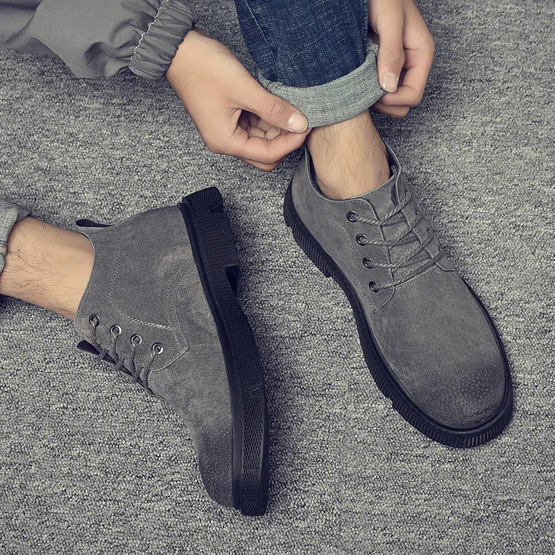 New Genuine Leather Men Boots Vintage Autumn Winter Ankle Boots Fashion Footwear Lace-Up Shoes Men Trendy Martin Boots
New Genuine Leather Men Boots Vintage Autumn Winter Ankle Boots Fashion Footwear Lace-Up Shoes Men Trendy Martin Boots