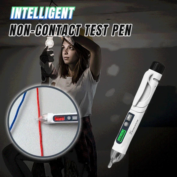 Intelligent Non-contact Test Pen Electric Test Pencil Digital Voltage Detectors Meter 12-1000V AC/DC Volt Current
Intelligent Non-contact Test Pen Electric Test Pencil Digital Voltage Detectors Meter 12-1000V AC/DC Volt Current