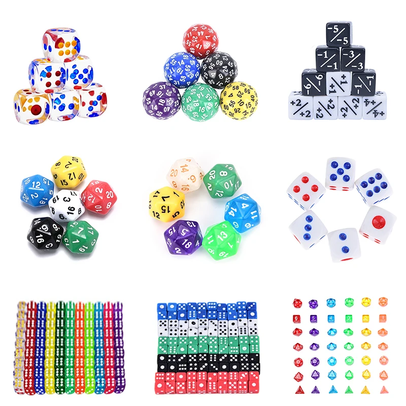 Multi-faceted Number Playing Games Dice Set 6 Sides Opaque Dice For Bar Pub Club Family Board Game Polyhedral Party Color Gift
Multi-faceted Number Playing Games Dice Set 6 Sides Opaque Dice For Bar Pub Club Family Board Game Polyhedral Party Color Gift