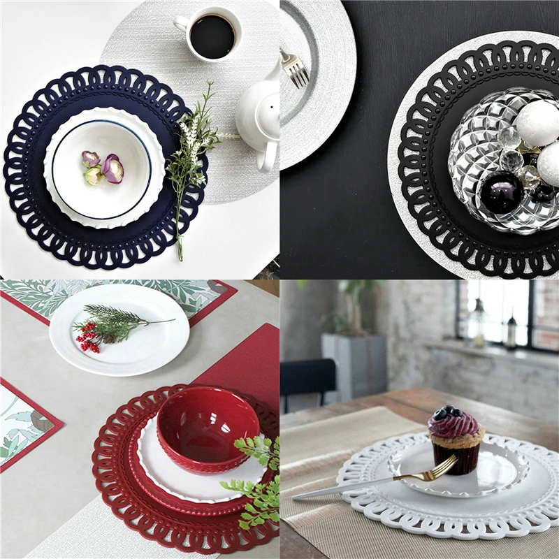 23cm 35cm Silicone Flower Placemat Tableware Oil Resistant Heat Insulation Non-Slip Tablemat Coaster Kitchen Washable Cup Pad
23cm 35cm Silicone Flower Placemat Tableware Oil Resistant Heat Insulation Non-Slip Tablemat Coaster Kitchen Washable Cup Pad