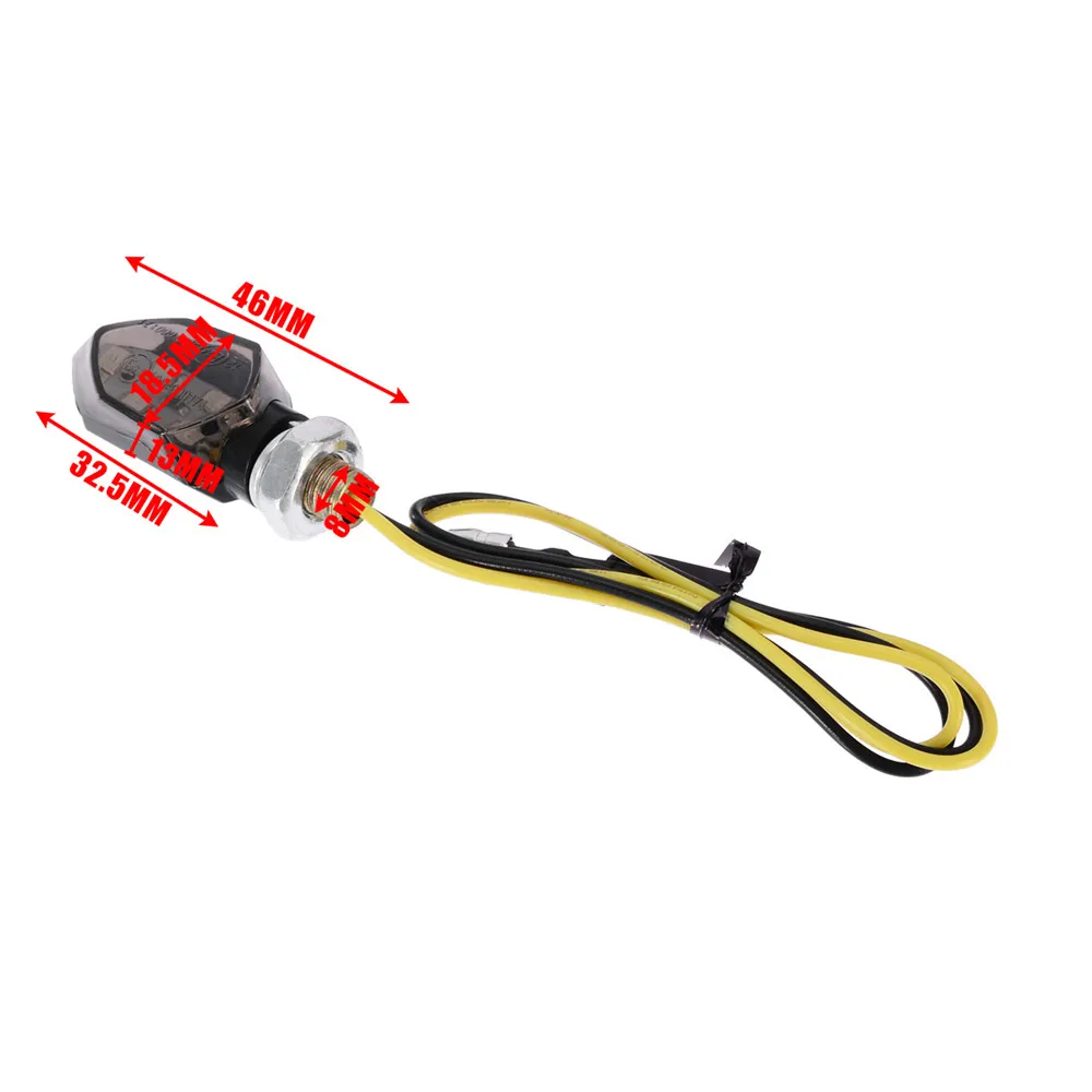 2pcs Mini Universal Motorcycle LED Turn Signal Indicators Light Amber Blinker Led Motorbike Super Bright Lamp Flashers Lighting
2pcs Mini Universal Motorcycle LED Turn Signal Indicators Light Amber Blinker Led Motorbike Super Bright Lamp Flashers Lighting