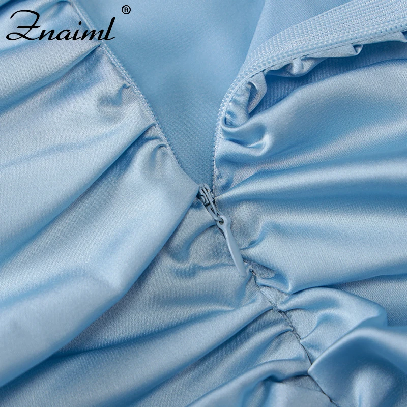 Znaiml Fashion Shoulder Pad Hollow Out Backless Ruched Women Long Sleeve Mini Dress Elegant Bodycon Sexy Party Club Wear Dress 
Znaiml Fashion Shoulder Pad Hollow Out Backless Ruched Women Long Sleeve Mini Dress Elegant Bodycon Sexy Party Club Wear Dress