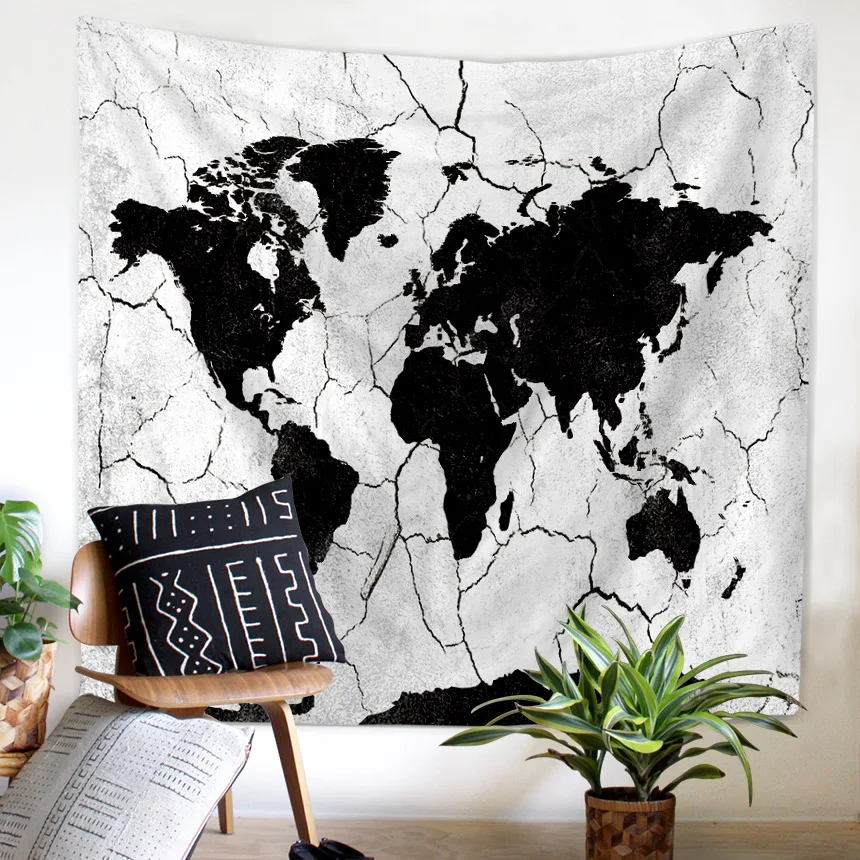 Wall Hanging Tapestry Map Pattern Large Size Square Vintage Creative Functional Durable Dirt-resisting Washable Valance
Wall Hanging Tapestry Map Pattern Large Size Square Vintage Creative Functional Durable Dirt-resisting Washable Valance