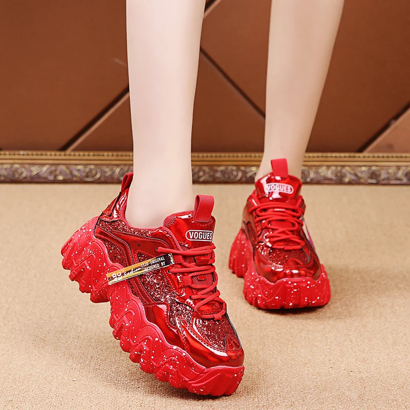 Llogai Sneakers Women Spring 2021 Fashion Sequined Cloth Bling Breathable Round Toe Leisure Chunky Women Shoes Tenis Feminino
Llogai Sneakers Women Spring 2021 Fashion Sequined Cloth Bling Breathable Round Toe Leisure Chunky Women Shoes Tenis Feminino