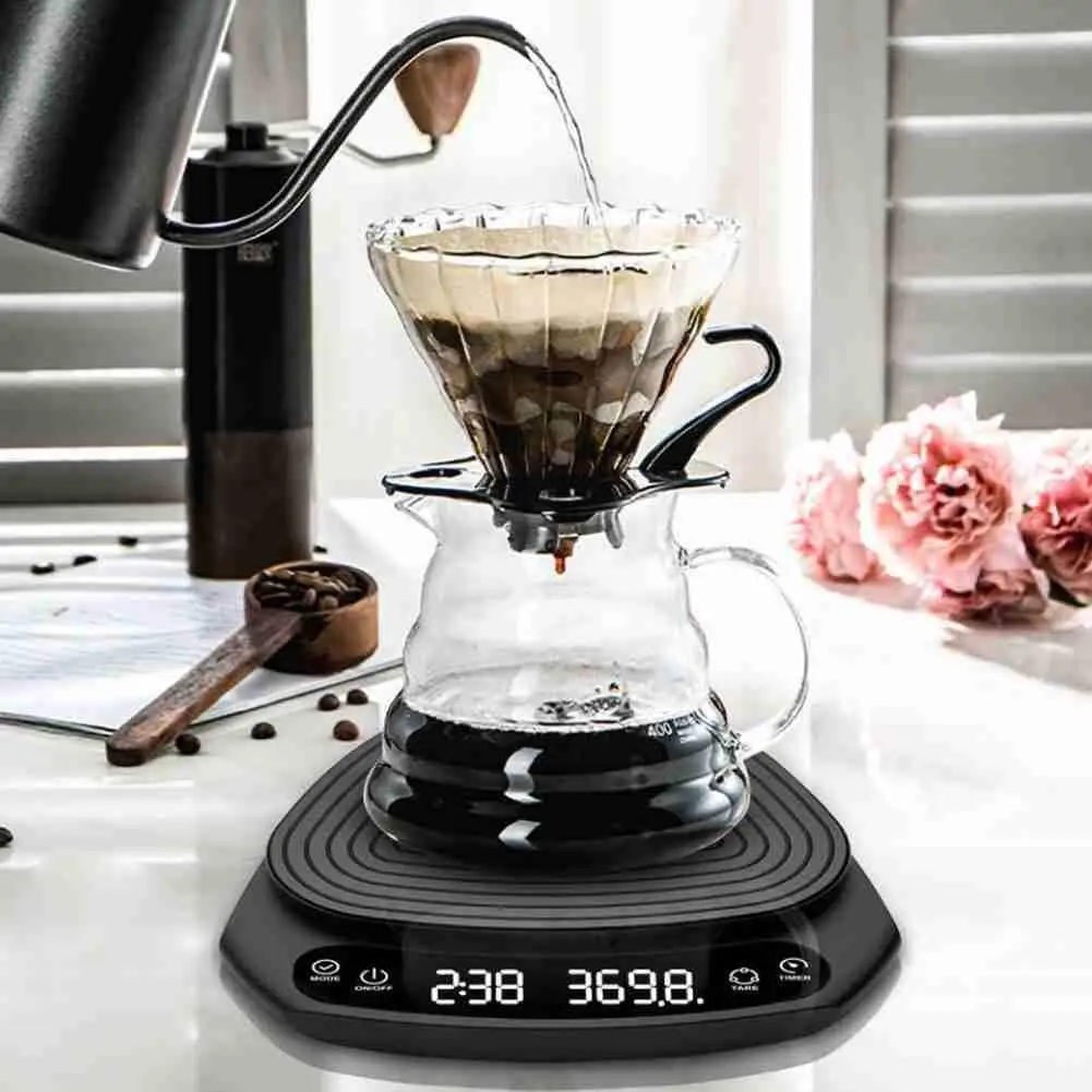 Coffee Scale Electronic Scale Digital Scale pour Coffee Scale Coffee Timer Electronic Charge Scale With Drip 2kg N4V7
Coffee Scale Electronic Scale Digital Scale pour Coffee Scale Coffee Timer Electronic Charge Scale With Drip 2kg N4V7
