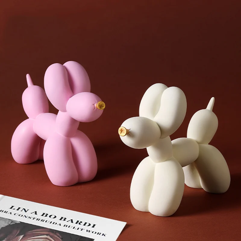 Cute Resin Balloon Dog Figurines Creaive Animal Dog Desktop Sculpture Ornaments Home Decoration Craft
Cute Resin Balloon Dog Figurines Creaive Animal Dog Desktop Sculpture Ornaments Home Decoration Craft