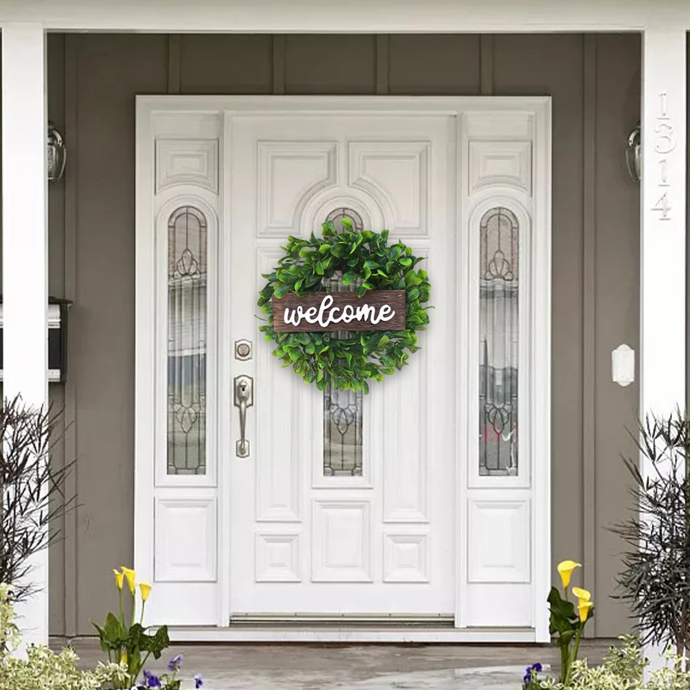 Fake Lavender Hanging Wreath Artificial Garland For Front Door Christmas Party Home Wedding Thanksgiving Decoration
Fake Lavender Hanging Wreath Artificial Garland For Front Door Christmas Party Home Wedding Thanksgiving Decoration