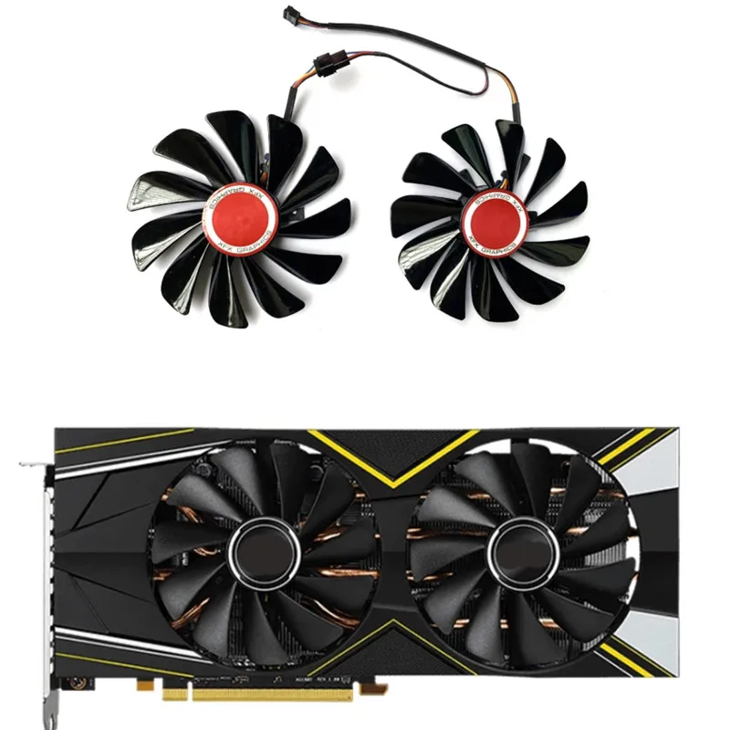 95mm 4pin 40x40x40mm 12CF1010U12S FDC10U12S9-C AMD Radeon RX 5700 GPU fan for ASRock RX 5700 XT Challenger RX5700 CLD 8GO coolin
95mm 4pin 40x40x40mm 12CF1010U12S FDC10U12S9-C AMD Radeon RX 5700 GPU fan for ASRock RX 5700 XT Challenger RX5700 CLD 8GO coolin