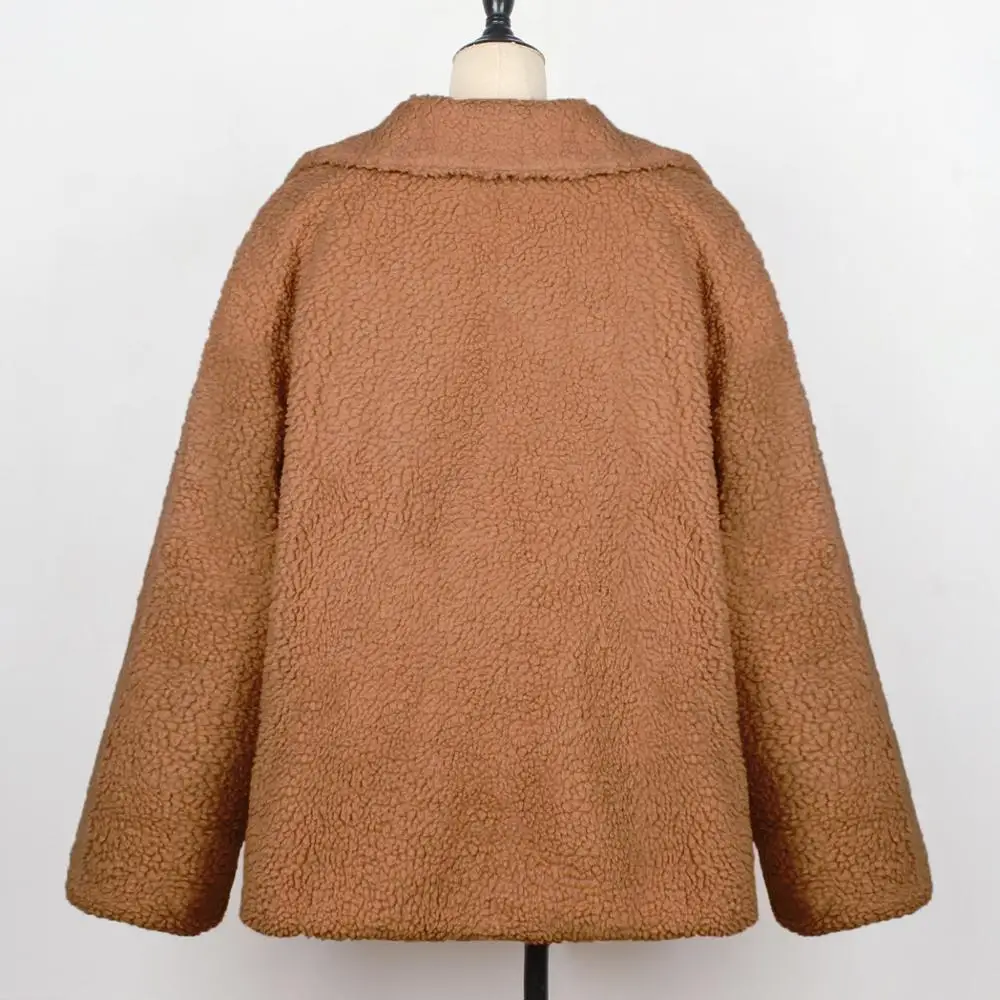 QUEVOON Fur Coat Artificial Fur Female Turn Down Collar Zipper and Pocket Front Fleece Jacket Plus Size for Women Winter Teddy
QUEVOON Fur Coat Artificial Fur Female Turn Down Collar Zipper and Pocket Front Fleece Jacket Plus Size for Women Winter Teddy