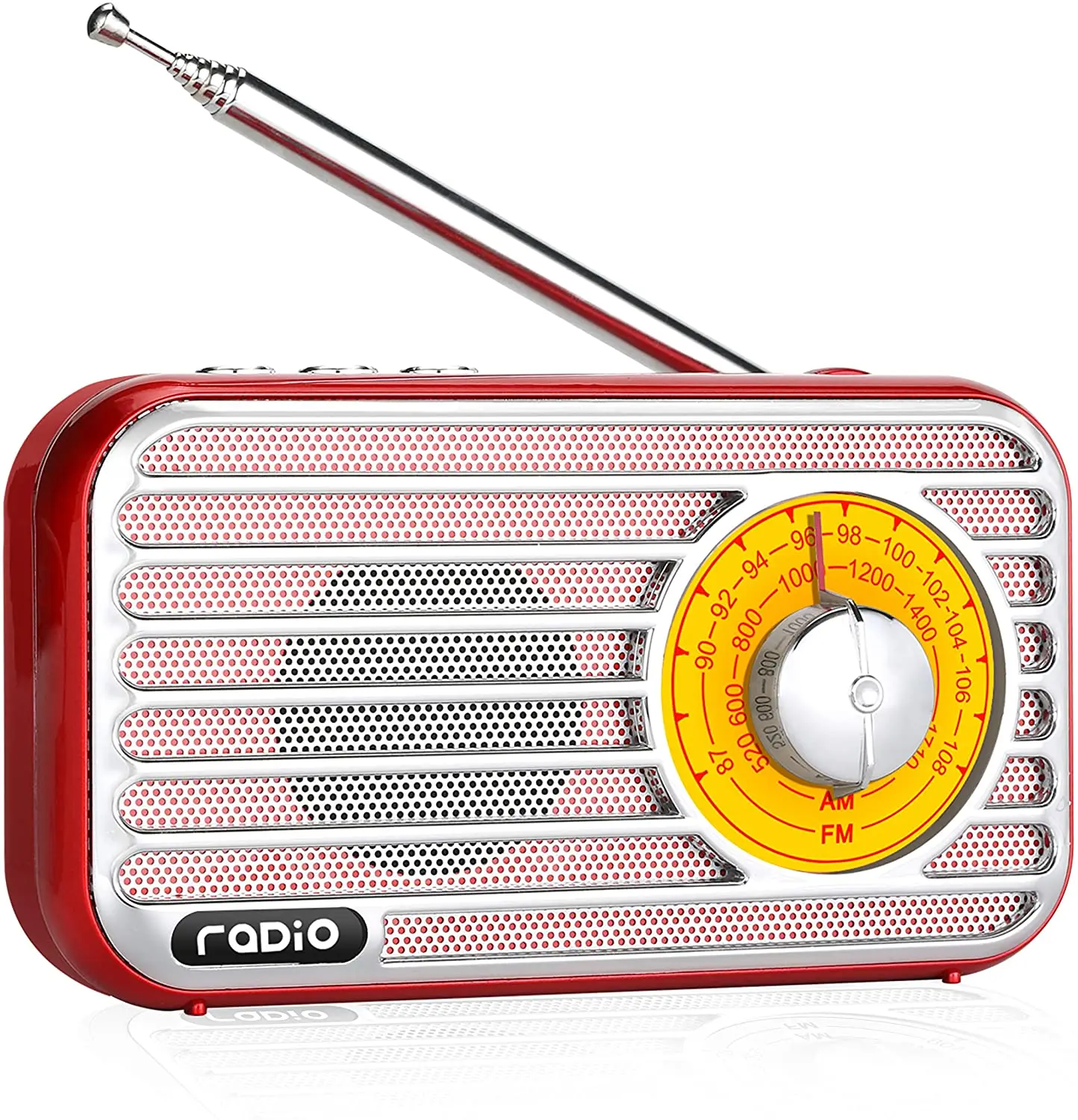 RetroVintage Radio Speaker Rechargeable Battery Operated AM FM Portable Radio Pocket Supports TF card Stereo Earphone MP3 Player
RetroVintage Radio Speaker Rechargeable Battery Operated AM FM Portable Radio Pocket Supports TF card Stereo Earphone MP3 Player