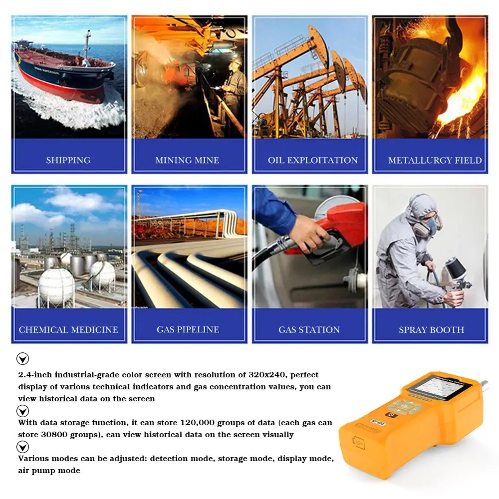 Multigas Detector CO O2 H2S Combustible Gas Air Quality Monitor Oxygen Hydrogen Sulfide Carbon Monoxide Combustible Gas Analyzer
Multigas Detector CO O2 H2S Combustible Gas Air Quality Monitor Oxygen Hydrogen Sulfide Carbon Monoxide Combustible Gas Analyzer