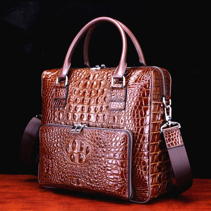 New Design alligator pattern First layer cowhide men's handbag single shoulder bag business briefcase leather Backpack luxury
New Design alligator pattern First layer cowhide men's handbag single shoulder bag business briefcase leather Backpack luxury