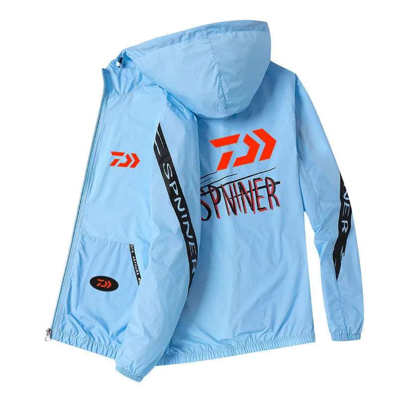 Spring Summer zipper Daiwa Sports Hooded Fishing Clothing Men's Slim Breathable Thin Fishing Jacket Sunscreen Fishing Clothes
Spring Summer zipper Daiwa Sports Hooded Fishing Clothing Men's Slim Breathable Thin Fishing Jacket Sunscreen Fishing Clothes