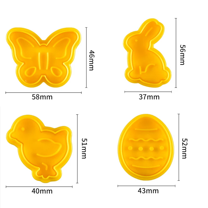 3D Easter Eggs Rabbit Duck Butterfly Bunny Silicone Mould Fondant Cake Molds Cupcake Tools Kitchen Accessories Dropshipping 520
3D Easter Eggs Rabbit Duck Butterfly Bunny Silicone Mould Fondant Cake Molds Cupcake Tools Kitchen Accessories Dropshipping 520