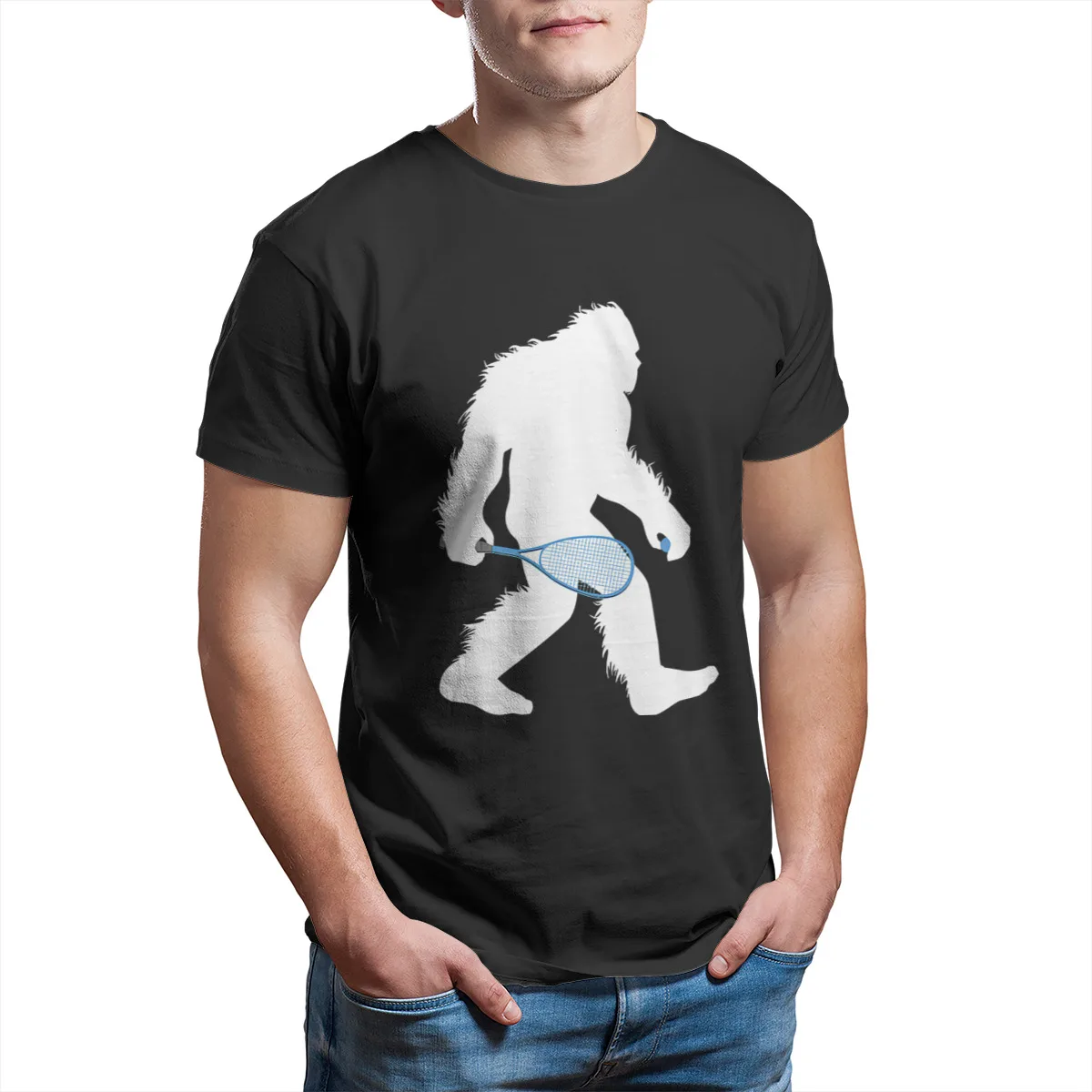 2021 Summer Men's T-shirt Snowman with Tennis Racket Print Fashion Short Sleeve Harajuku Oversized Casual Men's Graphic T-shirt
2021 Summer Men's T-shirt Snowman with Tennis Racket Print Fashion Short Sleeve Harajuku Oversized Casual Men's Graphic T-shirt