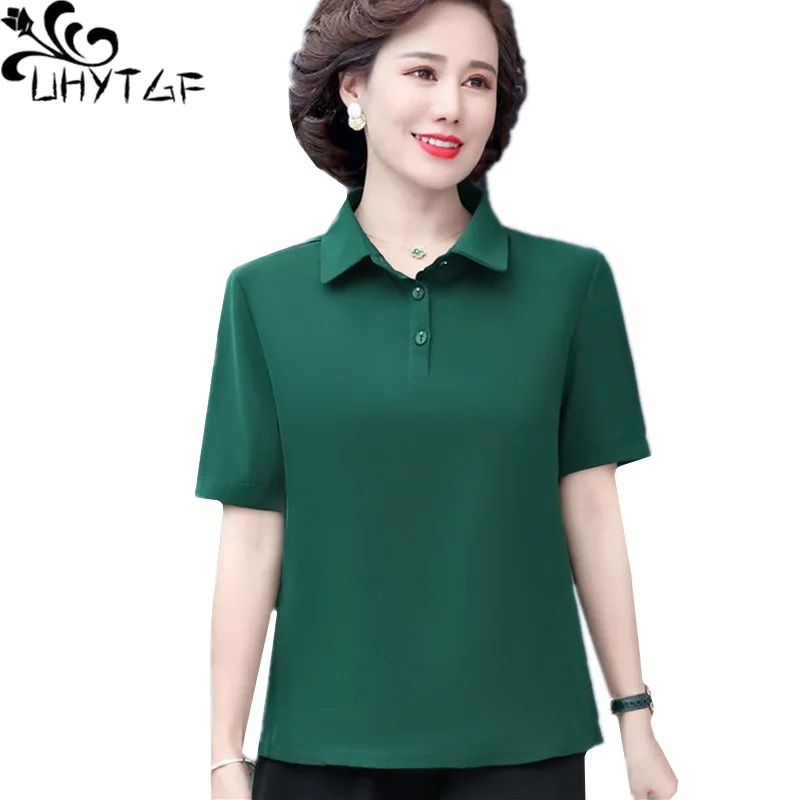 UHYTGF Mothers Summer T-Shirt Short-Sleeved Pullover Casual Female 5XL Plus Size T-Shirt Women Short Tops Wild Thin Clothes 2152
UHYTGF Mothers Summer T-Shirt Short-Sleeved Pullover Casual Female 5XL Plus Size T-Shirt Women Short Tops Wild Thin Clothes 2152