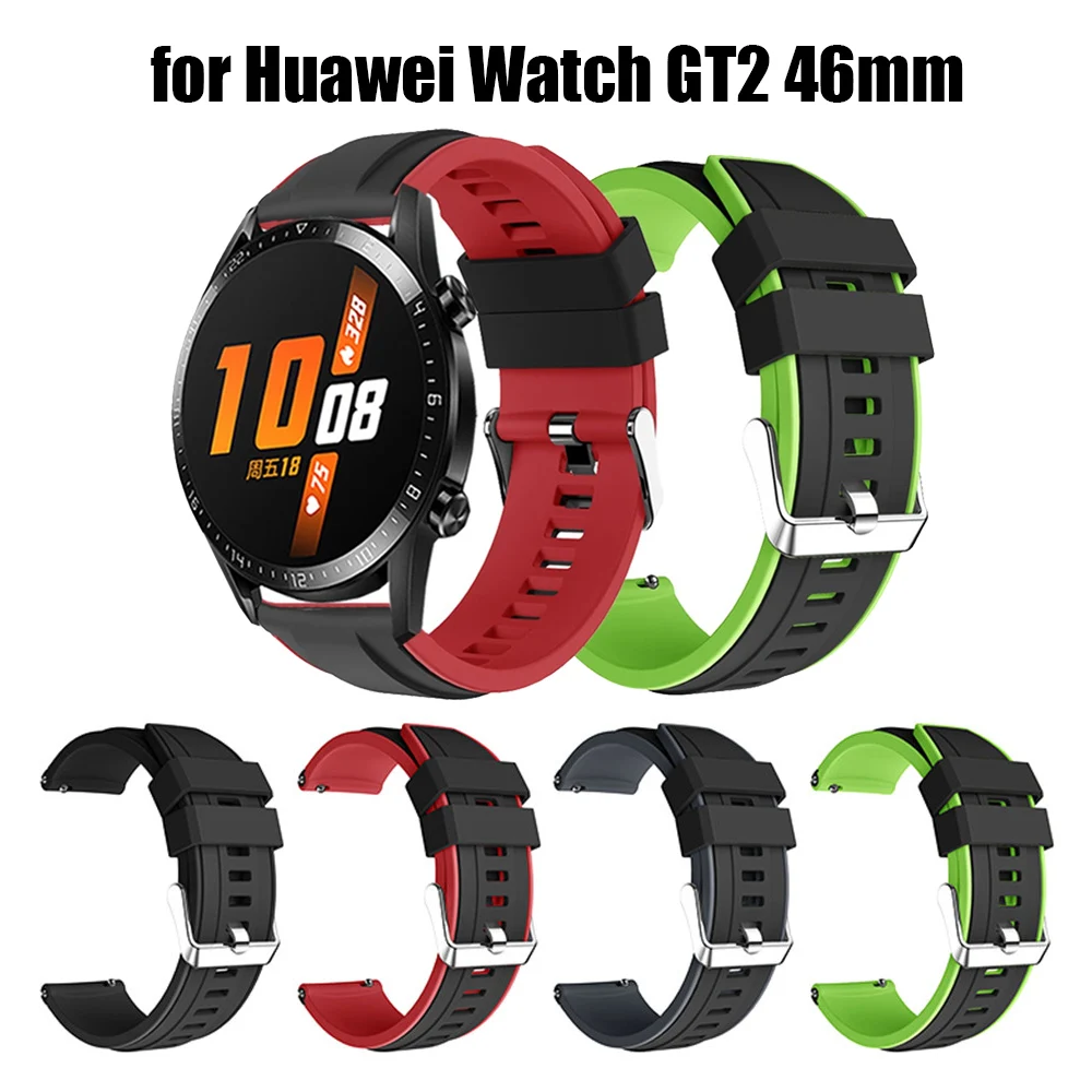 Sports Silicone Straps for Huawei Watch GT2 46mm Watchband Silica Gel Wrist Straps Bands Correa de reloj bracelet de montre
Sports Silicone Straps for Huawei Watch GT2 46mm Watchband Silica Gel Wrist Straps Bands Correa de reloj bracelet de montre
