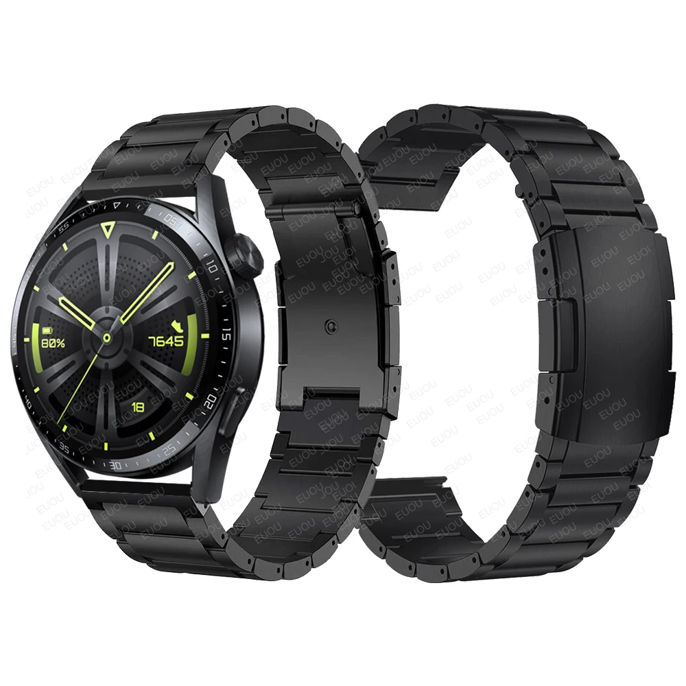 Titanium plating Metal Wrist Strap For HUAWEI WATCH GT 3 46mm GT3/GT 2 Pro GT2 Stainless Steel Band Replacement Watchband 22mm
Titanium plating Metal Wrist Strap For HUAWEI WATCH GT 3 46mm GT3/GT 2 Pro GT2 Stainless Steel Band Replacement Watchband 22mm