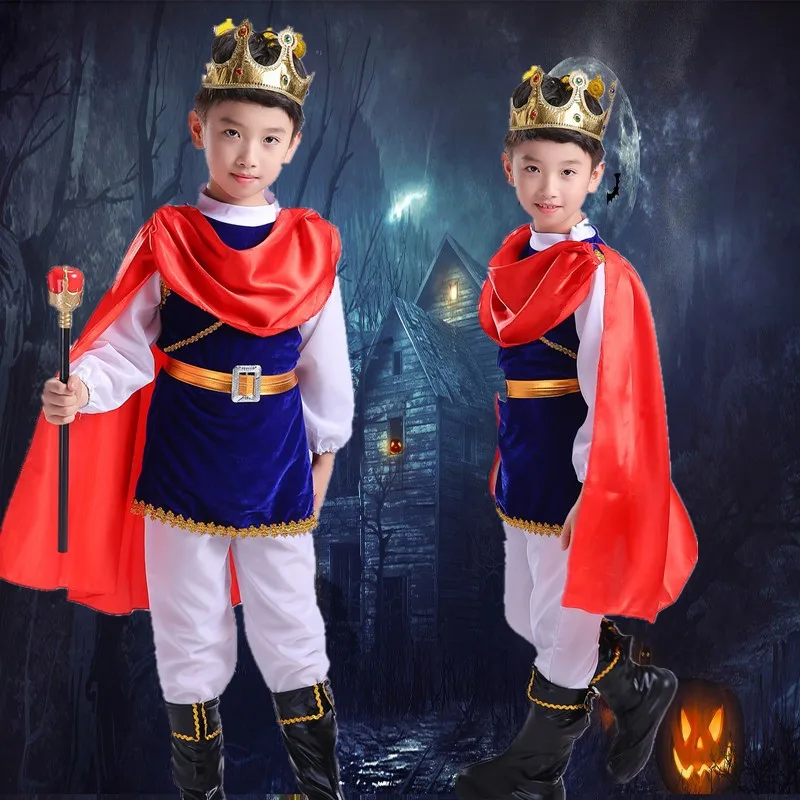 

Halloween Children's Clothing Boy Cospaly Pirate King Role Playing Prince Clothes Show Clothing Suit