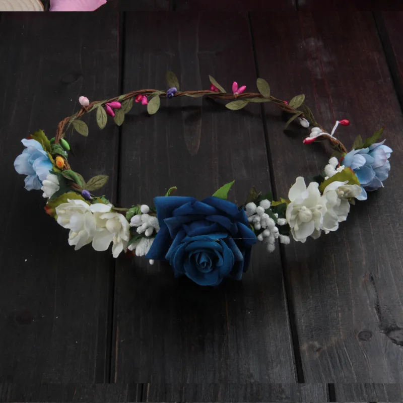 Lady Headdress Romantic Rose Floral Garland Tiaras Hair Bands Beach Holiday Flower Bride Bridesmaids Decoration Hair Accessories
Lady Headdress Romantic Rose Floral Garland Tiaras Hair Bands Beach Holiday Flower Bride Bridesmaids Decoration Hair Accessories