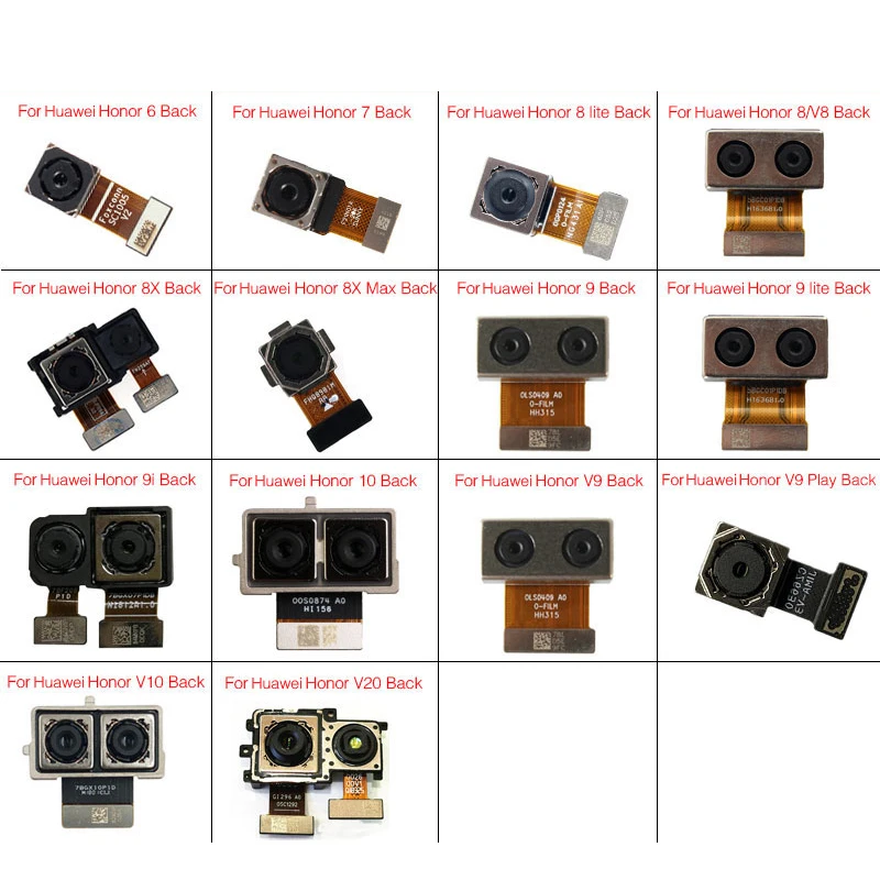 Back Facing Camera For Huawei Honor View 6 7 8 V8 8x 9 9i V9 10 V10 V20 Max Plus Lite Play Main Camera Rear
Back Facing Camera For Huawei Honor View 6 7 8 V8 8x 9 9i V9 10 V10 V20 Max Plus Lite Play Main Camera Rear