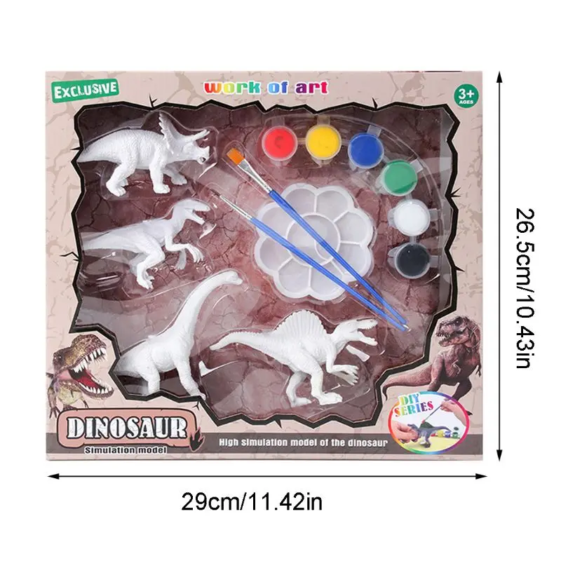 Painting Dinosaurs Arts Crafts Decorate Your Own Dinosaur Figurines Kit Toys for Kids
Painting Dinosaurs Arts Crafts Decorate Your Own Dinosaur Figurines Kit Toys for Kids