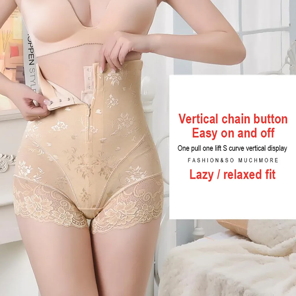 Women Lace Breasted Zipper Belly Pants Body Pants Shaping Tight Shapewear Underpants Abdominal Breathable Hip Lift Underwear
Women Lace Breasted Zipper Belly Pants Body Pants Shaping Tight Shapewear Underpants Abdominal Breathable Hip Lift Underwear