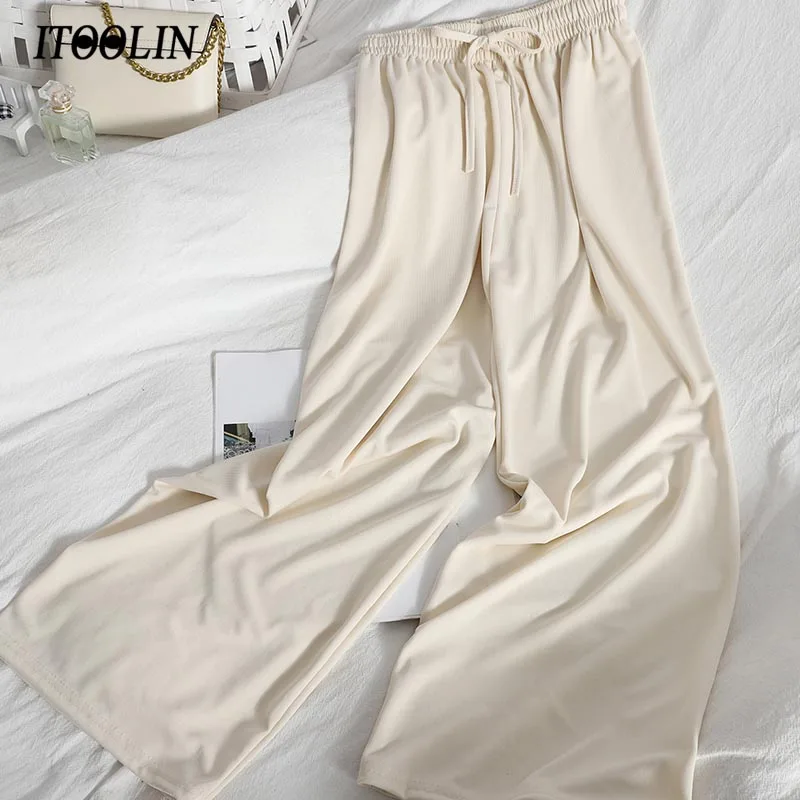 Женские брюки ITOOLIN в Корейском стиле, эластичные брюки с высокой талией, женские повседневные весенние брюки с широкими штанинами, Офисная Ж...
Женские брюки ITOOLIN в Корейском стиле, эластичные брюки с высокой талией, женские повседневные весенние брюки с широкими штанинами, Офисная Ж...