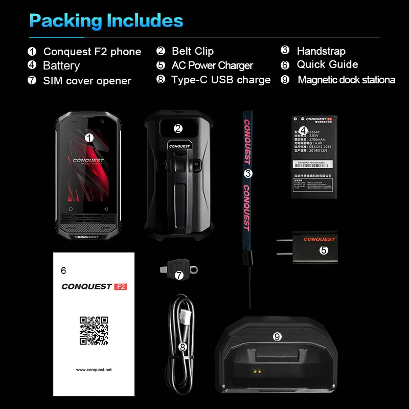 Supper Mini CONQUEST F2 IP68 Shockproof Waterproof Rugged Smartphone Android NFC Mobile Phones Cell Smart Phone Mobile Phones 
Supper Mini CONQUEST F2 IP68 Shockproof Waterproof Rugged Smartphone Android NFC Mobile Phones Cell Smart Phone Mobile Phones