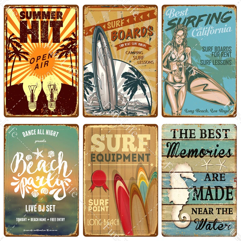Vintage Metal Tin Signs Beach Poster Plaque Summer Wall Signs for Beach Bar Pub Seaside Home Decorative Plate 12 X 8 Inches
Vintage Metal Tin Signs Beach Poster Plaque Summer Wall Signs for Beach Bar Pub Seaside Home Decorative Plate 12 X 8 Inches