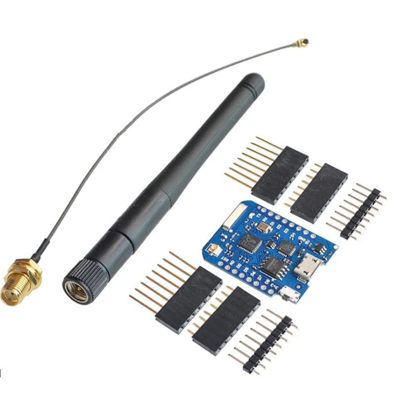 D1 Mini Pro 16M Bytes External Antenna Connector NodeMCU Based ESP8266 CP2104 WIFI Development Board for Arduino
D1 Mini Pro 16M Bytes External Antenna Connector NodeMCU Based ESP8266 CP2104 WIFI Development Board for Arduino