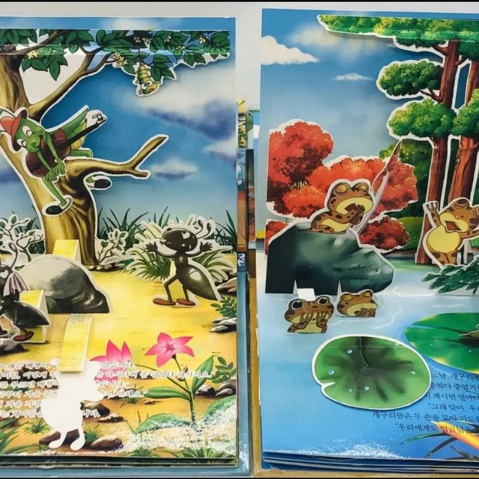 10 Korean Three-Dimensional Firy Tale Books Baby Comic Books Enlightenment Early Education Book Cards With Picture And Kawaii
10 Korean Three-Dimensional Firy Tale Books Baby Comic Books Enlightenment Early Education Book Cards With Picture And Kawaii