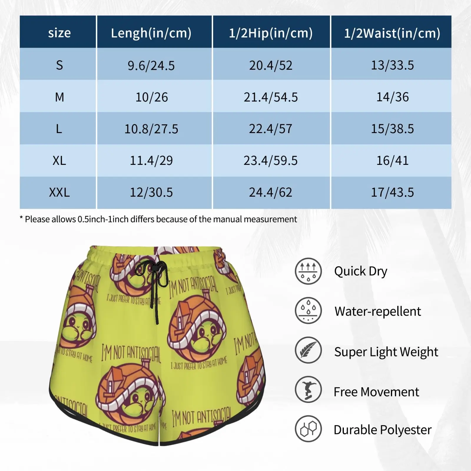 Funny Turtle Design Swim Shorts Women Beach Shorts Turtle Sea Sea Turtle Turtles Animal Ocean Love Turtle Doves
Funny Turtle Design Swim Shorts Women Beach Shorts Turtle Sea Sea Turtle Turtles Animal Ocean Love Turtle Doves