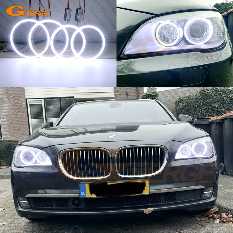 Для BMW 7 Series F01 F02 F03 F04 730d 740d 740i 750i 760i 2008 2012 ультра яркий COB led Ангельские Глазки halo