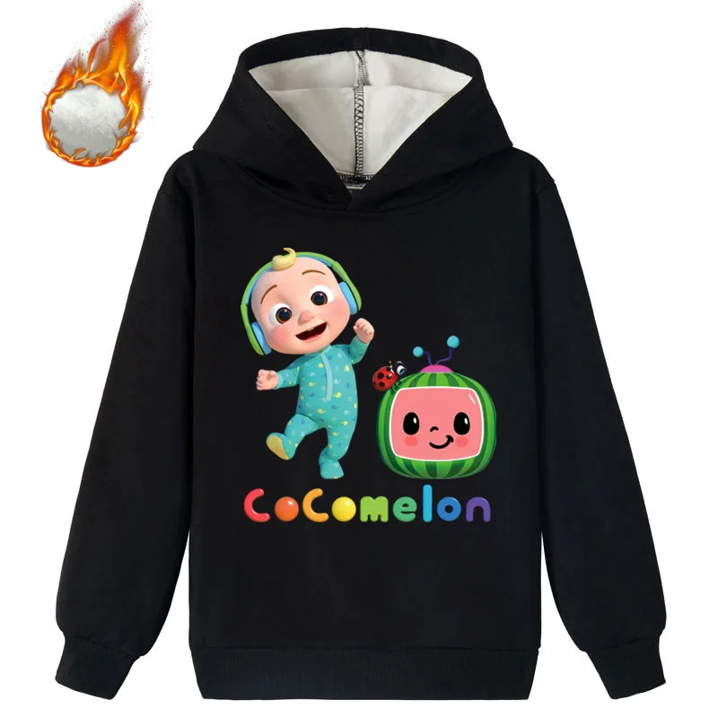 Cute Cocomelon Clothes Kids Watermelon Print Plus Velvet Sweatshirt Baby Boys Harajuku Fleece Hoodies Hip Hop Coat Girls Outfits
Cute Cocomelon Clothes Kids Watermelon Print Plus Velvet Sweatshirt Baby Boys Harajuku Fleece Hoodies Hip Hop Coat Girls Outfits