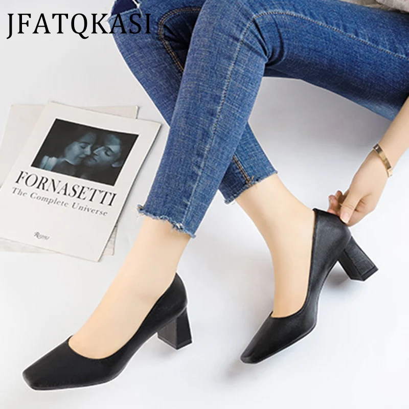Women High Heels Sexy Summer Hundred Match Single Party Shoes Square Heel Net Red Style Ladies Pumps Fashion Brand Working Shoes
Women High Heels Sexy Summer Hundred Match Single Party Shoes Square Heel Net Red Style Ladies Pumps Fashion Brand Working Shoes