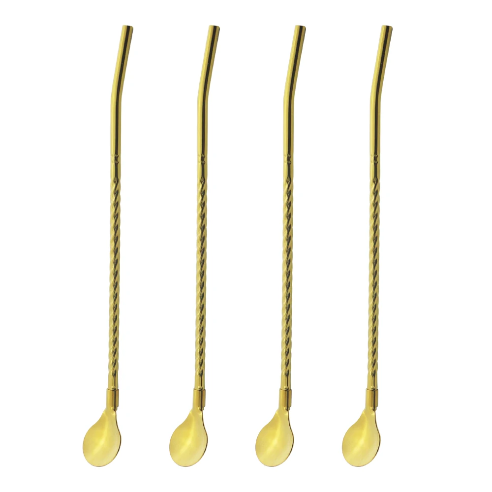 4Pcs/Set 18/10 Stainless Steel Straws Reusable Long Straw Spoon Multicolor Tea Scoop Bar Cocktail Coffee Stirring Drinking Spoon
4Pcs/Set 18/10 Stainless Steel Straws Reusable Long Straw Spoon Multicolor Tea Scoop Bar Cocktail Coffee Stirring Drinking Spoon