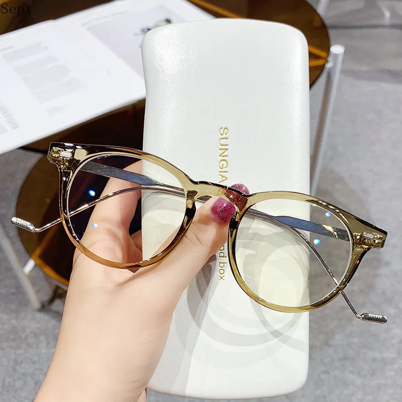Retro Anti Blue Ray Computer Glasses Women Round Eye Glass Men Blue Light Blocking Fashion Eyewear Optical Frames
Retro Anti Blue Ray Computer Glasses Women Round Eye Glass Men Blue Light Blocking Fashion Eyewear Optical Frames